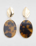 Akira Earrings- Tort