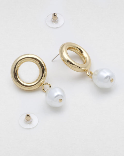Mizuki Baroque Pearl Earring