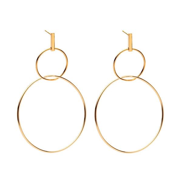 Grande Phoenix Earrings- Gold