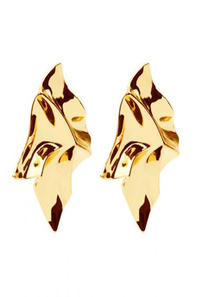 Saber Earrings- Gold