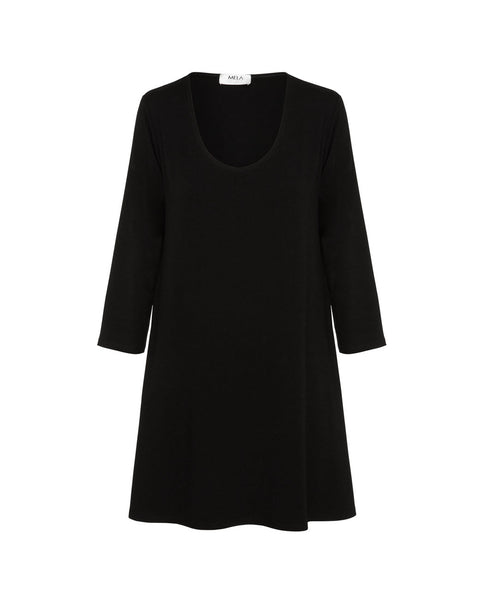 Relaxed Loose Top- Black