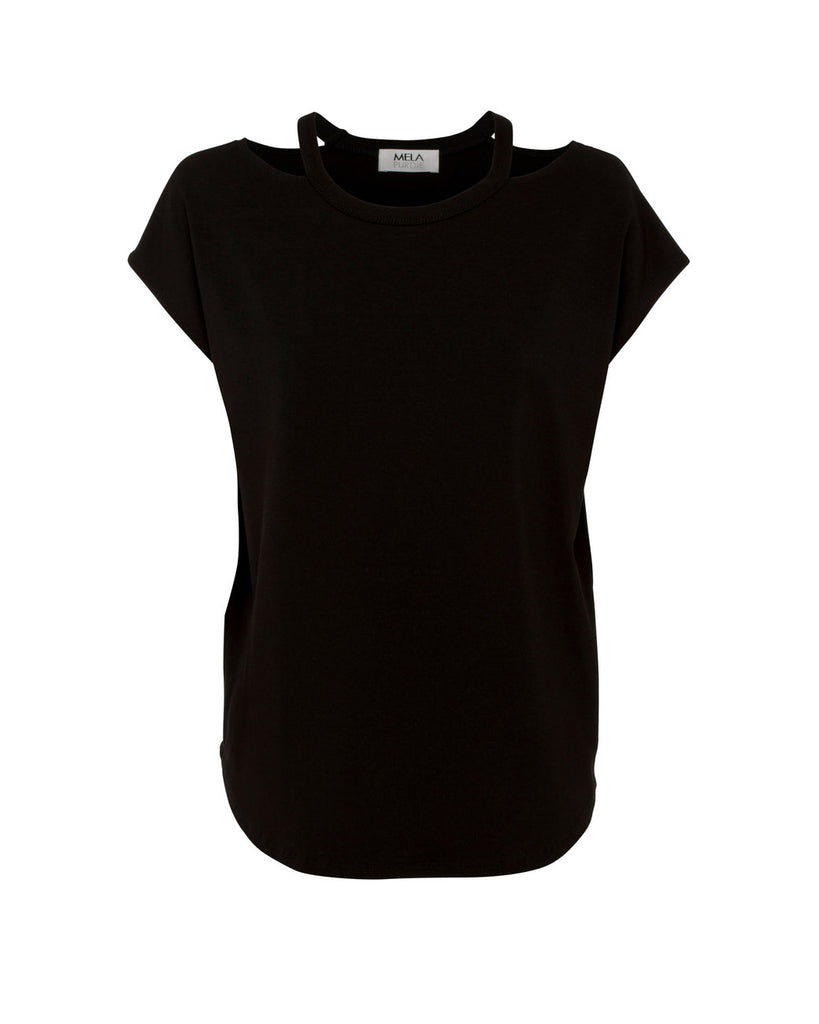 Cut Out Cafe T- Black