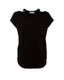 Cut Out Cafe T- Black