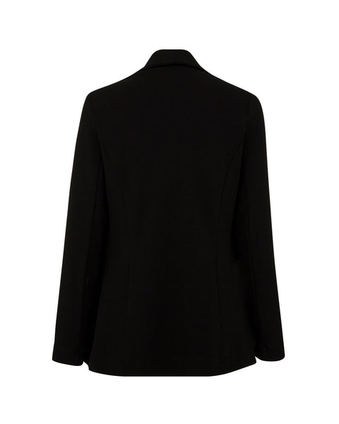 Velvet Smoking Jacket- Black