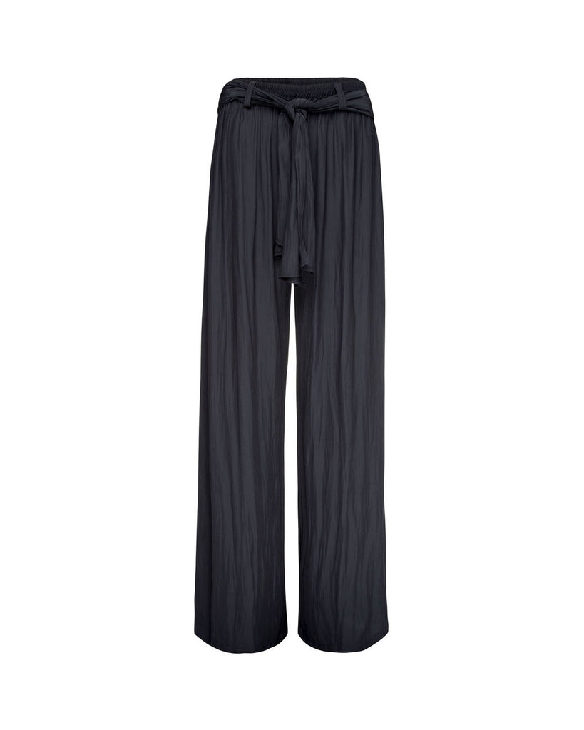 Maxi Retreat Pant- French Navy with metallic stripe