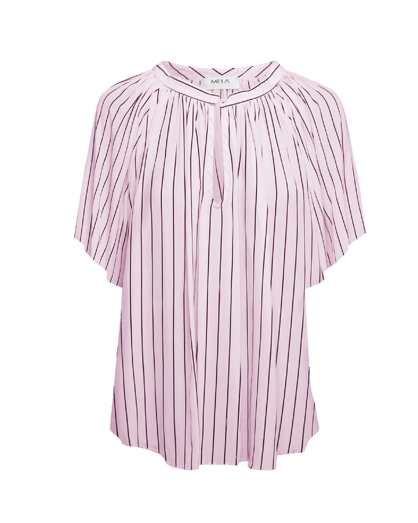 Slide On Escape T- White Poet Stripe