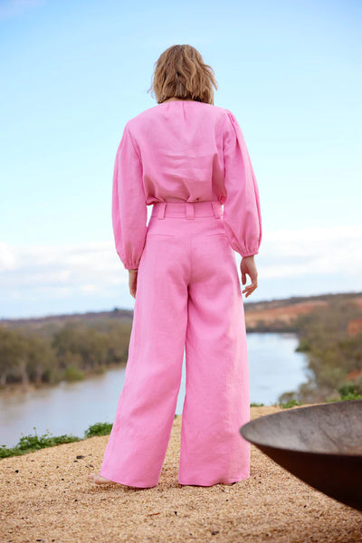 The Leo Pant In Bubblegum