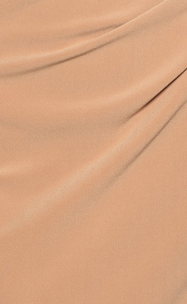 Elke Strapless Midi Dress- Caramel