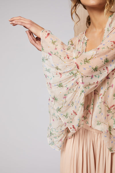 Look Twice Wide Leg Pant- Nude