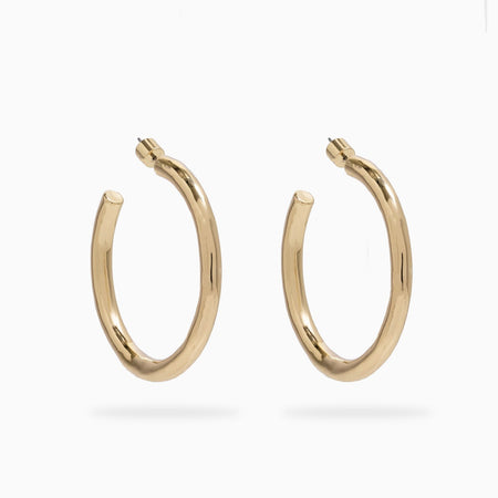 AMBER HOOPS | GOLD