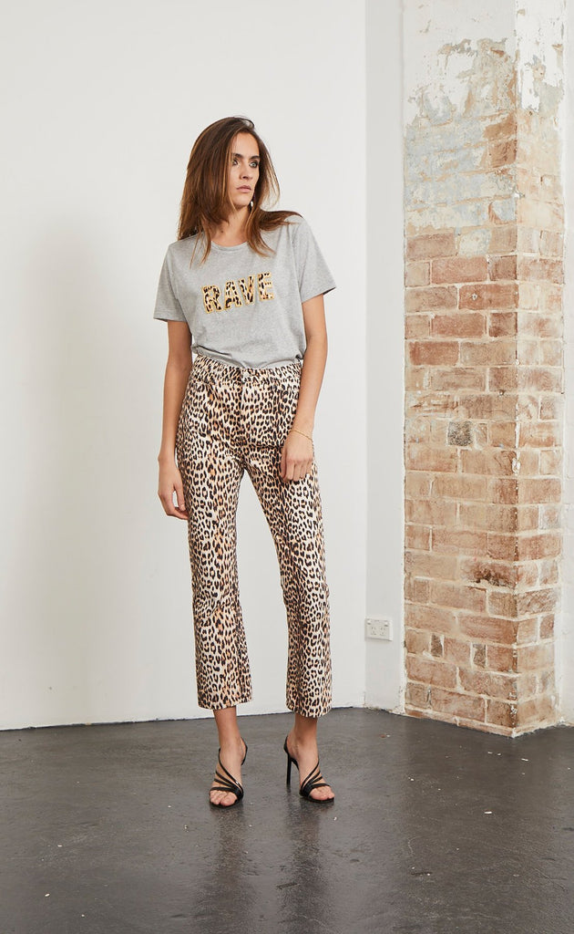 Rave Cave Tee- Grey