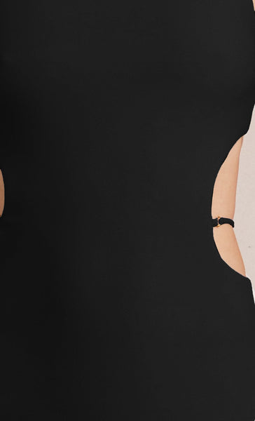 Cammi Cut Out Dress- Black