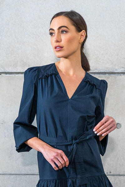 AM Hannah Midi Dress - Navy