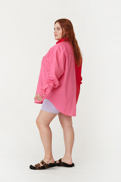 Henrietta Shirt- Pink/Red