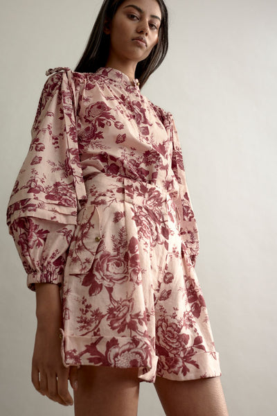 Heather Tie Shoulder Shirt