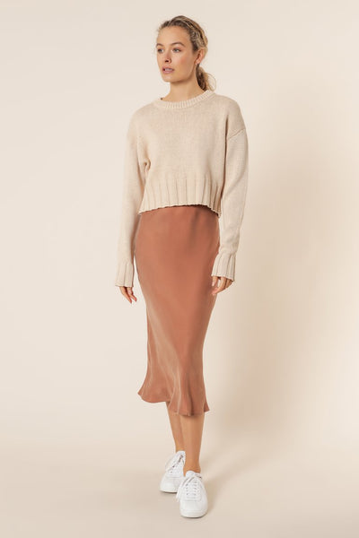 Rory Knit Jumper- Almond