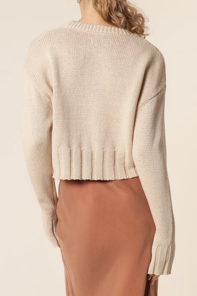 Rory Knit Jumper- Almond