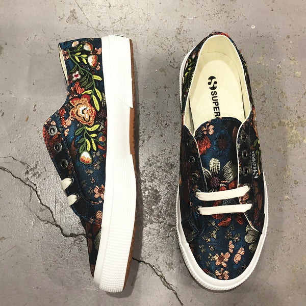 2750- Satin Oriental Sneakers