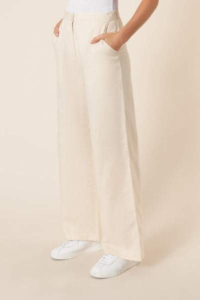 Kora Wide Leg Pant- Almond
