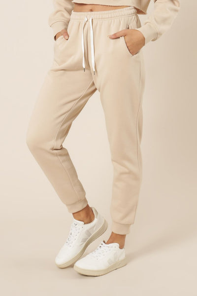 Carter Classic Trackpant- Ecru