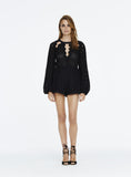 In The Night Playsuit- Black