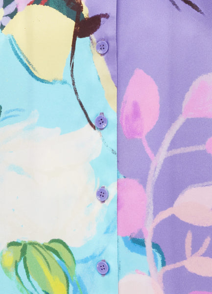 Illusory Silk Blouse - Phantom