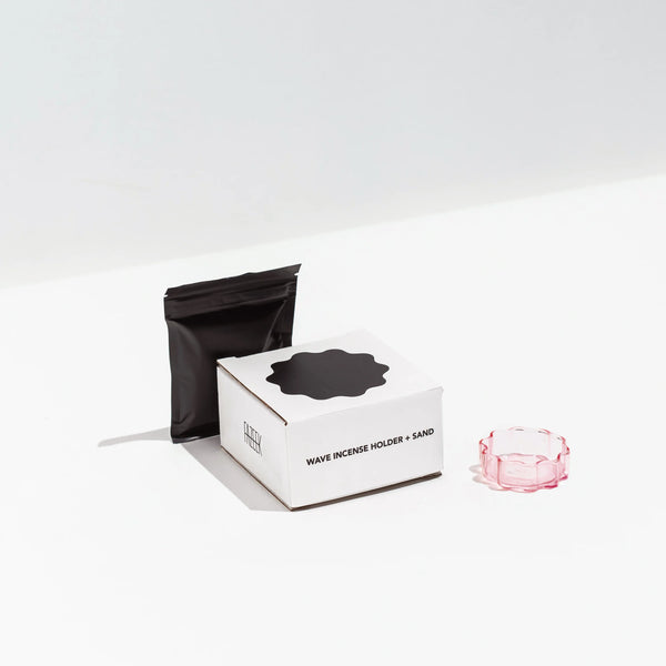 WAVE INCENSE HOLDER - PINK