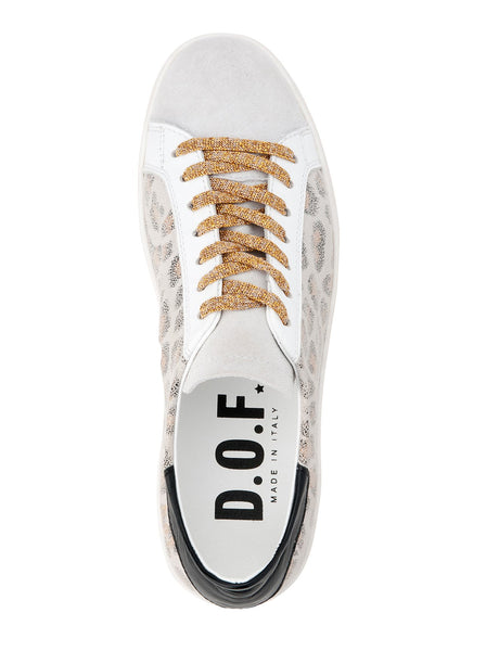 Indiana Sneakers- White Leopard