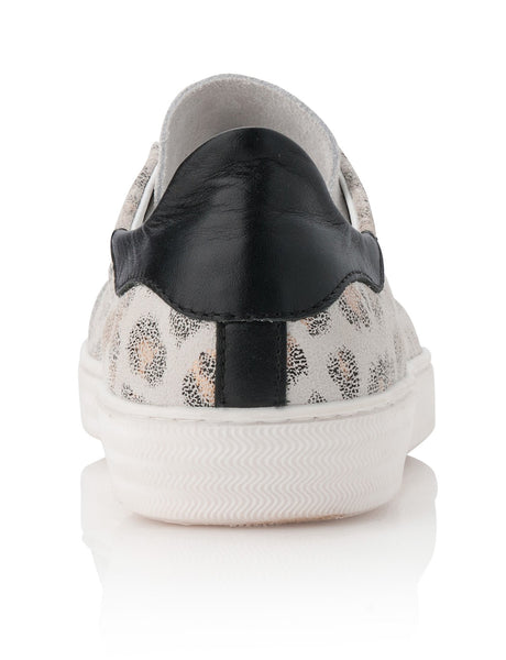 Indiana Sneakers- White Leopard