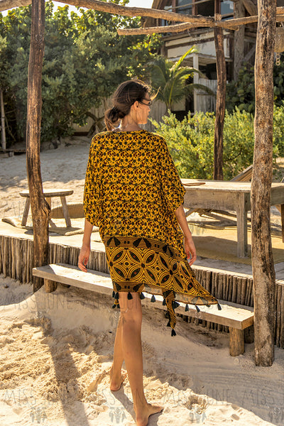 Skorpios Kaftan- Yellow