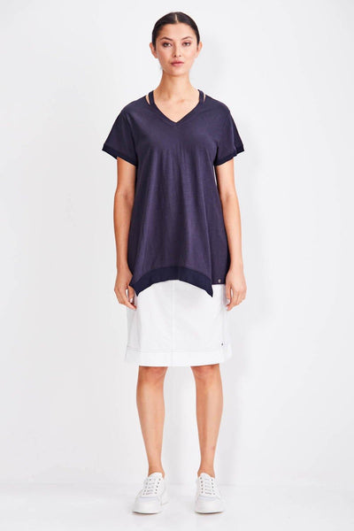 Acrobat Utility Skirt- White/Black