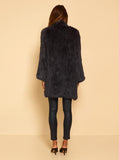 Lush Luxe Long Coat- Anthracite