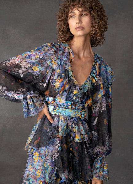 Ruffled Flower Garden Dress