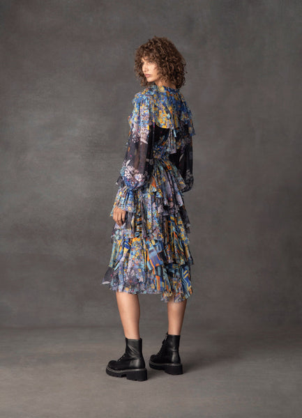 Ruffled Flower Garden Dress