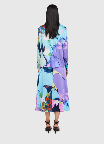 Illusory Silk Blouse - Phantom