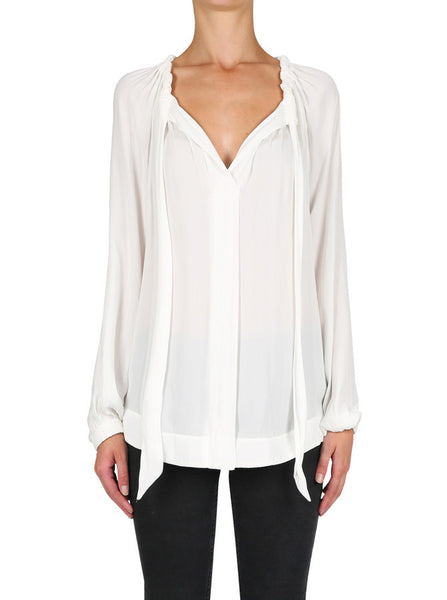 Look Twice Blouse- White