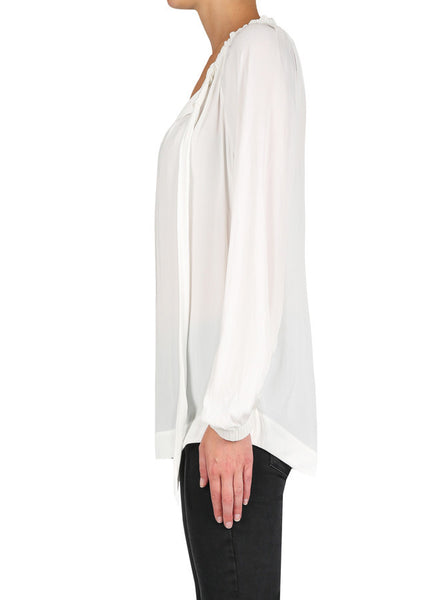 Look Twice Blouse- White