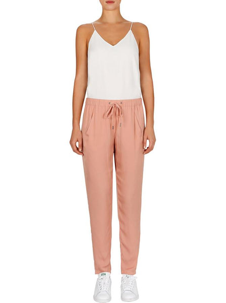 Luxe Leg Sport Jogger- Terracotta