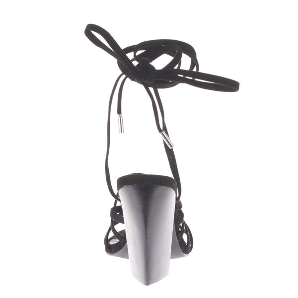 Layla Heel- Black Suede