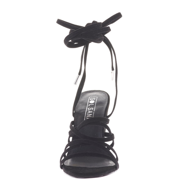 Layla Heel- Black Suede