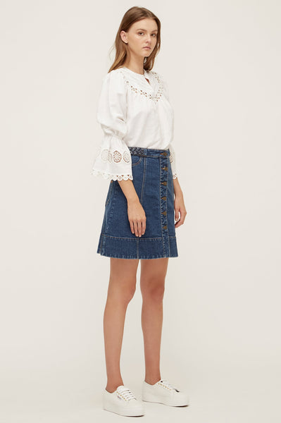 Prairie Blouse- White