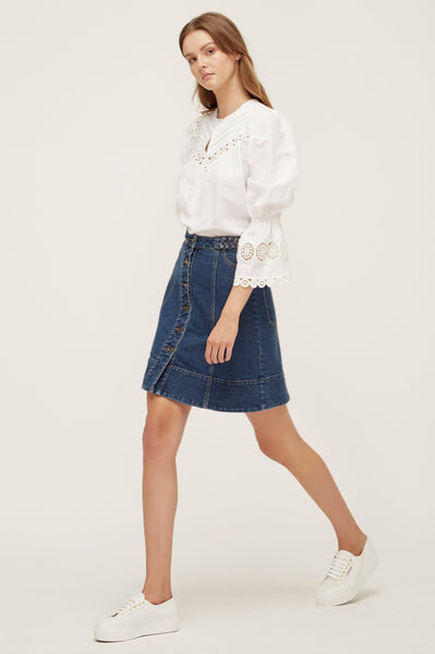 Prairie Blouse- White