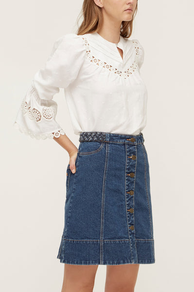 Prairie Blouse- White