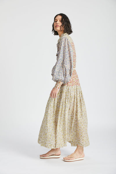 Lucia Patchwork Shirt Dress