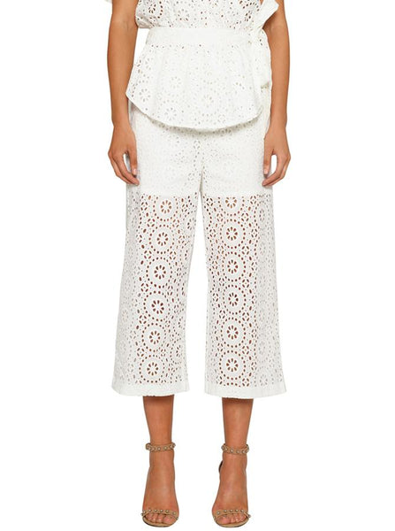 Mandala Maxi Pant- White