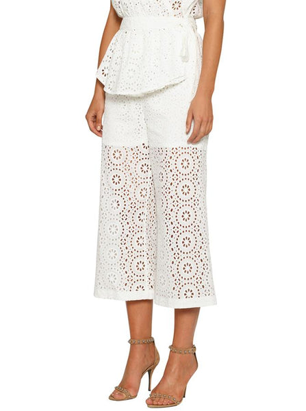 Mandala Maxi Pant- White