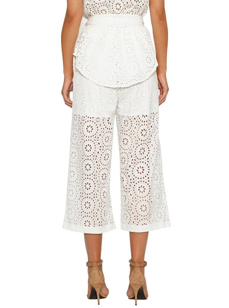 Mandala Maxi Pant- White