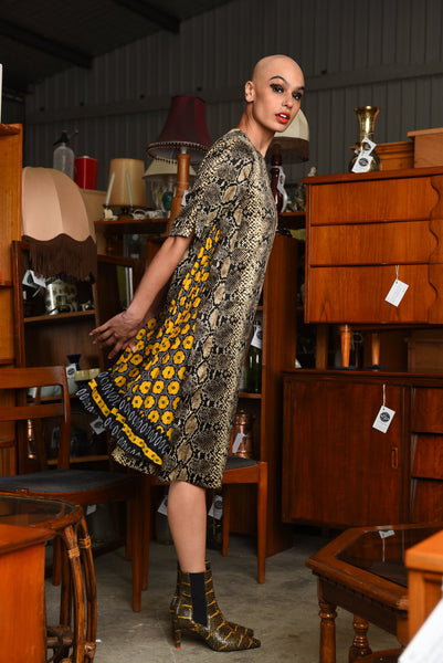 Alleycat Dress- Snake Pit