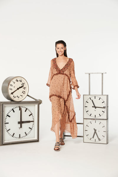 11.16AM Dress- Saddle