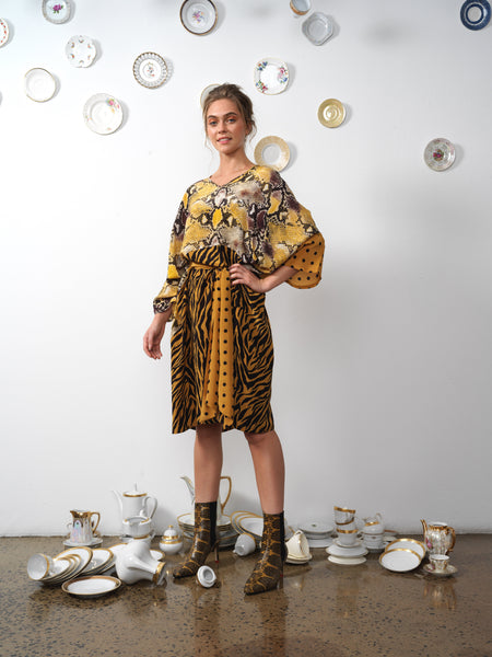 Grounded Dress- Snake